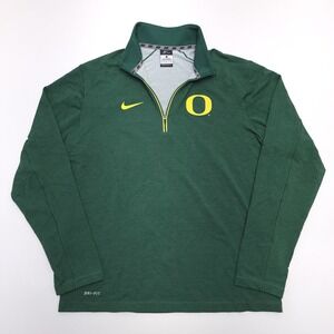 Oregon Ducks Nike Dri Fit Quarter Zip Mocked Pullover Jacket UO